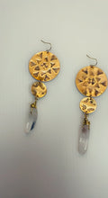 Load and play video in Gallery viewer, Stamped Dangle Earrings
